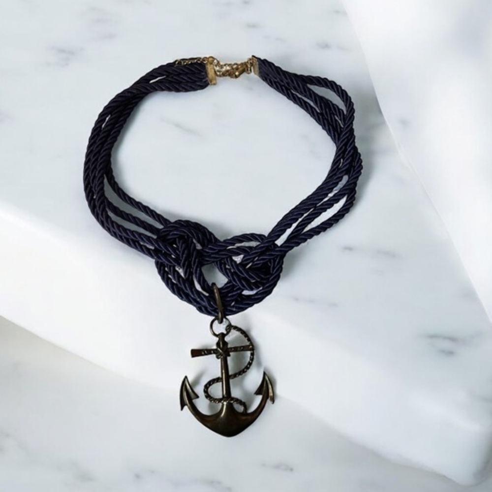 Nautical Anchor Pendant Necklace